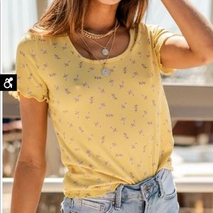 Love in Mist floral top from Bohme